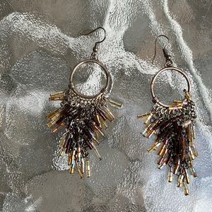 Brown Bead Earrings! Cute with any outfit!